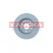 Jeu de 2 disques de frein arrière KAMOKA 103395 - Visuel 2