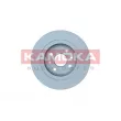 Jeu de 2 disques de frein arrière KAMOKA 103396 - Visuel 2