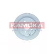 Jeu de 2 disques de frein arrière KAMOKA 103397 - Visuel 1