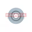 Jeu de 2 disques de frein arrière KAMOKA 103398 - Visuel 2