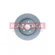 Jeu de 2 disques de frein arrière KAMOKA 103399 - Visuel 2