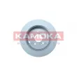 Jeu de 2 disques de frein arrière KAMOKA 103403 - Visuel 2