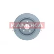Jeu de 2 disques de frein arrière KAMOKA 103408 - Visuel 2