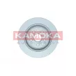 Jeu de 2 disques de frein arrière KAMOKA 103411 - Visuel 2