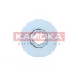 Jeu de 2 disques de frein arrière KAMOKA 103415 - Visuel 1