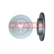 Jeu de 2 disques de frein arrière KAMOKA 103417 - Visuel 1