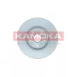 Jeu de 2 disques de frein arrière KAMOKA 103417 - Visuel 2
