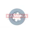 Jeu de 2 disques de frein arrière KAMOKA 103421 - Visuel 2