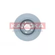 Jeu de 2 disques de frein arrière KAMOKA 103422 - Visuel 2