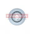 Jeu de 2 disques de frein arrière KAMOKA 103427 - Visuel 1