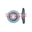 Jeu de 2 disques de frein arrière KAMOKA 103431 - Visuel 1