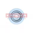 Jeu de 2 disques de frein arrière KAMOKA 103433 - Visuel 1