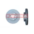 Jeu de 2 disques de frein avant KAMOKA 103451 - Visuel 1