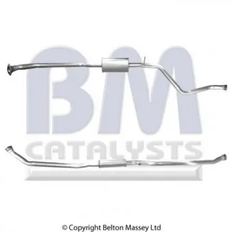 Tuyau d'échappement BM CATALYSTS BM70579