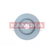 Jeu de 2 disques de frein avant KAMOKA 103457 - Visuel 1