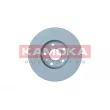 Jeu de 2 disques de frein arrière KAMOKA 103458 - Visuel 2