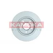 Jeu de 2 disques de frein arrière KAMOKA 103502 - Visuel 2