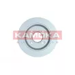 Jeu de 2 disques de frein arrière KAMOKA 103504 - Visuel 2