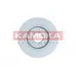 Jeu de 2 disques de frein arrière KAMOKA 103505 - Visuel 2