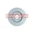 Jeu de 2 disques de frein arrière KAMOKA 103506 - Visuel 2