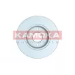 Jeu de 2 disques de frein arrière KAMOKA 103508 - Visuel 2