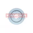 Jeu de 2 disques de frein arrière KAMOKA 103509 - Visuel 1