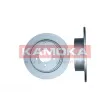Jeu de 2 disques de frein arrière KAMOKA 103509 - Visuel 2