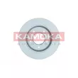 Jeu de 2 disques de frein arrière KAMOKA 103513 - Visuel 2