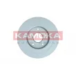Jeu de 2 disques de frein arrière KAMOKA 103514 - Visuel 2