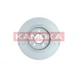 Jeu de 2 disques de frein arrière KAMOKA 103517 - Visuel 2