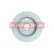 Jeu de 2 disques de frein arrière KAMOKA 103519 - Visuel 2