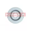 Jeu de 2 disques de frein arrière KAMOKA 103520 - Visuel 2