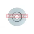 Jeu de 2 disques de frein arrière KAMOKA 103521 - Visuel 2