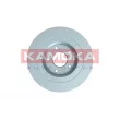 Jeu de 2 disques de frein arrière KAMOKA 103523 - Visuel 2
