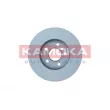 Jeu de 2 disques de frein arrière KAMOKA 103526 - Visuel 2