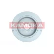 Jeu de 2 disques de frein arrière KAMOKA 103528 - Visuel 2