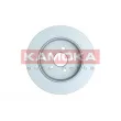 Jeu de 2 disques de frein arrière KAMOKA 103531 - Visuel 2