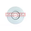 Jeu de 2 disques de frein arrière KAMOKA 103532 - Visuel 2