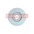 Jeu de 2 disques de frein arrière KAMOKA 103537 - Visuel 2