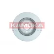 Jeu de 2 disques de frein arrière KAMOKA 103556 - Visuel 2