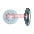 Jeu de 2 disques de frein avant KAMOKA 103563 - Visuel 1