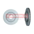 Jeu de 2 disques de frein avant KAMOKA 103565 - Visuel 1