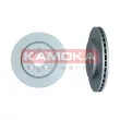 Jeu de 2 disques de frein avant KAMOKA 103566 - Visuel 1