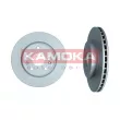 Jeu de 2 disques de frein arrière KAMOKA 103568 - Visuel 1