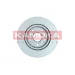 Jeu de 2 disques de frein arrière KAMOKA 103568 - Visuel 2