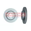 Jeu de 2 disques de frein avant KAMOKA 103569 - Visuel 1