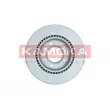 Jeu de 2 disques de frein avant KAMOKA 103569 - Visuel 2