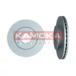 Jeu de 2 disques de frein avant KAMOKA 103571 - Visuel 1