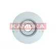 Jeu de 2 disques de frein avant KAMOKA 103571 - Visuel 2