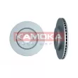 Jeu de 2 disques de frein avant KAMOKA 103572 - Visuel 1